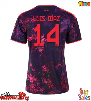 Bayern Munich Luis Diaz #14 Replica Third Stadium Shirt for Women 2026-27 Short Sleeve